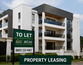 An ACAS Homes & Properties development with a To Let sign — property leasing